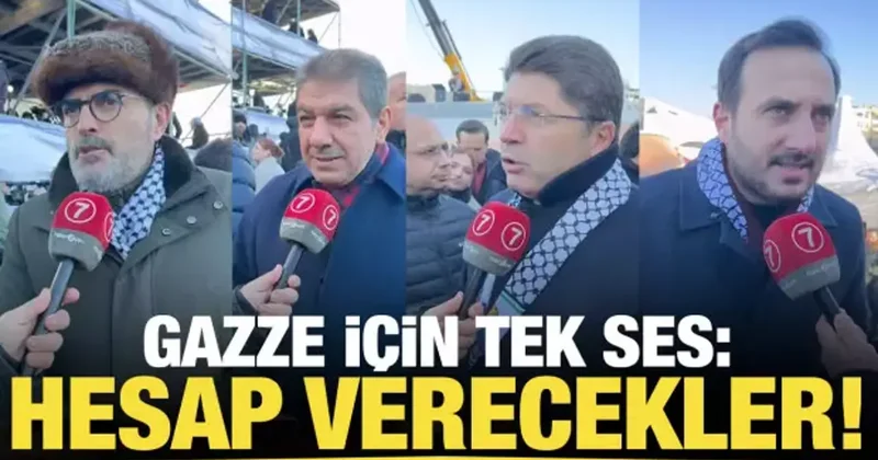 İstanbul dan Gazze için tek ses: Terör ve insanlık suçunu işleyenler hesap verecek