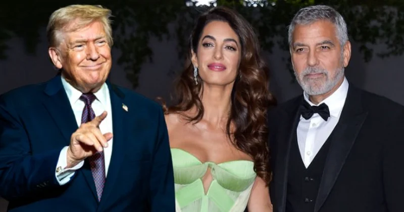 Donald Trump tan George Clooney ye: O hiçbir zaman bir yıldız olmadı