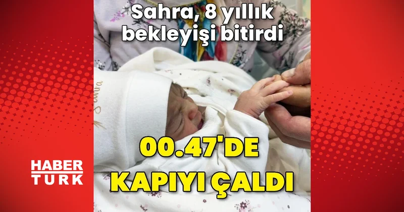 8 yıllık hasret yılbaşı gecesi sona erdi