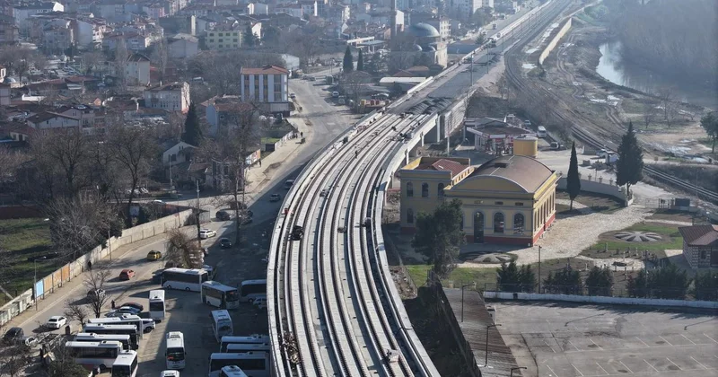 Halkalı Kapıkule Demir Yolu Projesi nin ilk etabında çalışma devam ediyor