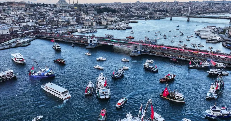 Kabine üyelerinden Filistin e destek mitingine ilişkin paylaşım