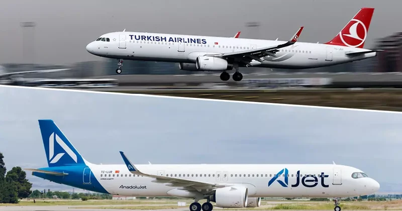 Sosyal medyadan duyurdular: THY ve Ajet, onlarca seferini iptal etti