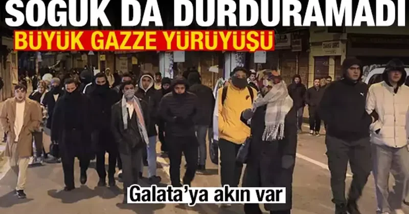 Galata da tarihi Gazze buluşması