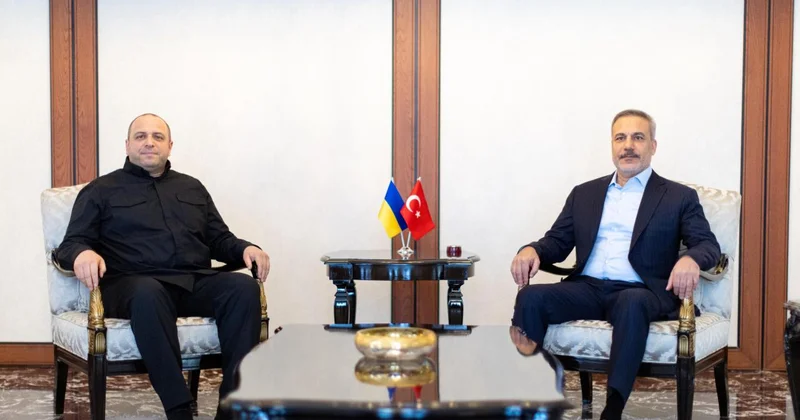 Bakan Fidan, Ukrayna Ulusal Güvenlik ve Savunma Konseyi Sekreteri Umerov ile görüştü