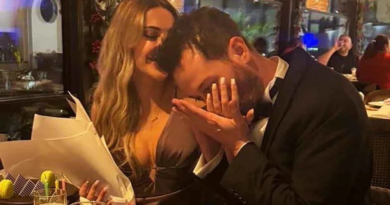 Serdar Şanal sevgilisine tanışma yıl dönümünde evlenme teklifi etti Sözcü Gazetesi