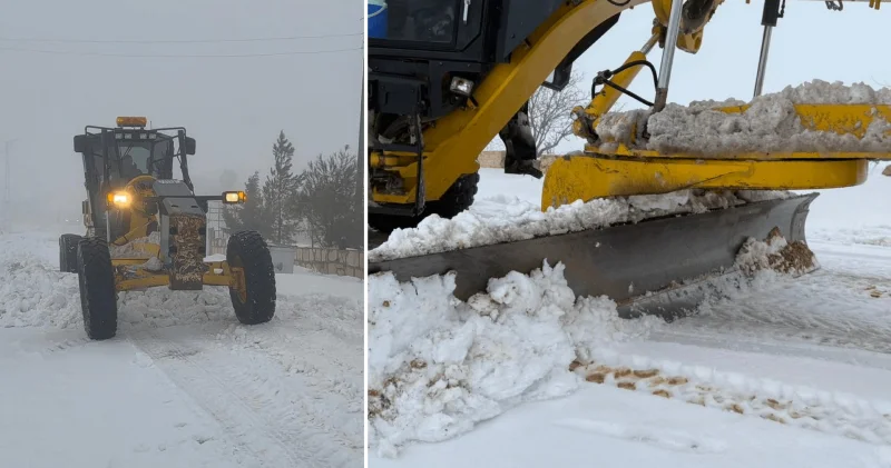 Şanlıurfa da karla rekor mücadele: Bin 554 kilometrelik yol ağı ulaşıma açıldı Şanlıurfa Haberleri