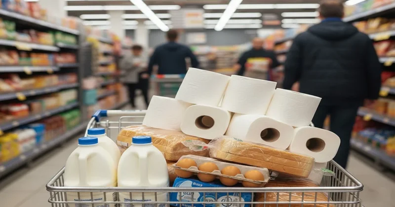 Ülkede süt, ekmek, yumurta ve tuvalet kağıdı alanlara uyarı Sözcü Gazetesi