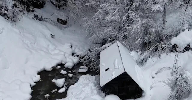 Sinop ormanları beyaza büründü kartpostallık görüntüler ortaya çıktı VİDEO İZLE