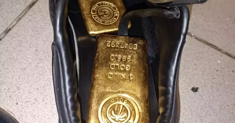 Sınır kapısında ayakkabı içerisinde 41 kilo altın ele geçirildi