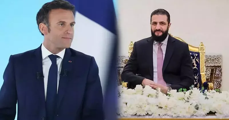 Şara ile Macron telefonda görüştü