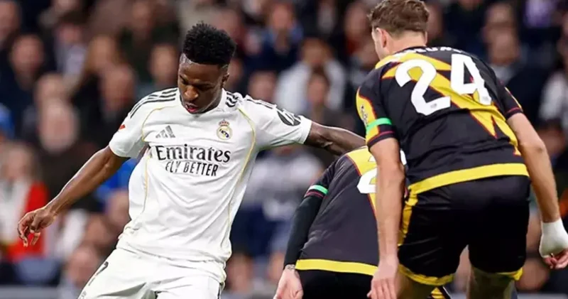 Real Madrid, 3 puanı 90+10 da penaltıyla kurtardı: Vallecano ya 2 kırmızı çıktı