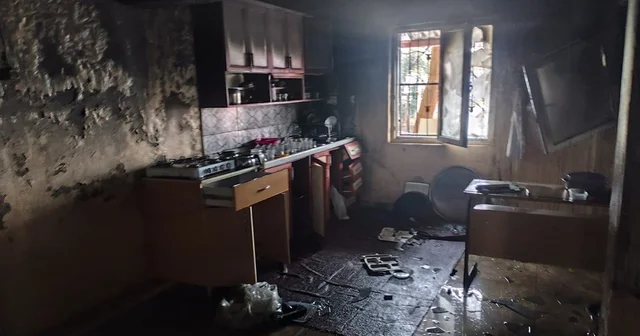 Camide çıkan yangın hasara neden oldu Kahramanmaraş Haberleri