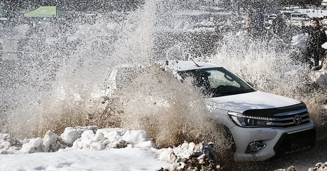 Ordu da karla kaplı parkurda off road heyecanı Ordu Haberleri