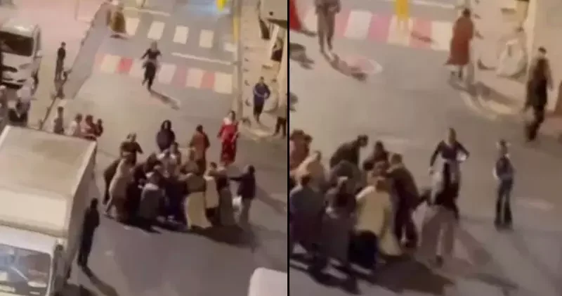 Esenler de kadınların kavgası kamerada