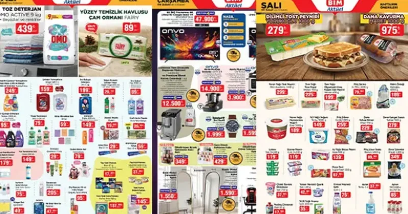 BİM 3 6 Şubat Aktüel Ürünleri Tam Otomatik Espresso Makinesi, 4K TV, 1 KG Kavurma...