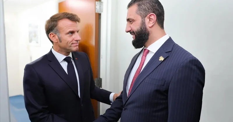 Fransa Cumhurbaşkanı Macron, Suriyeli mevkidaşı Şara ile görüştü