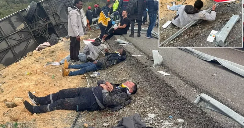 Antalya daki katliam gibi kazada ilk görüntüler korkunç