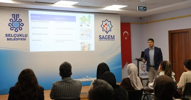 SAGEM den ailelere akran zorbalığı ile mücadele semineri Konya Haberleri