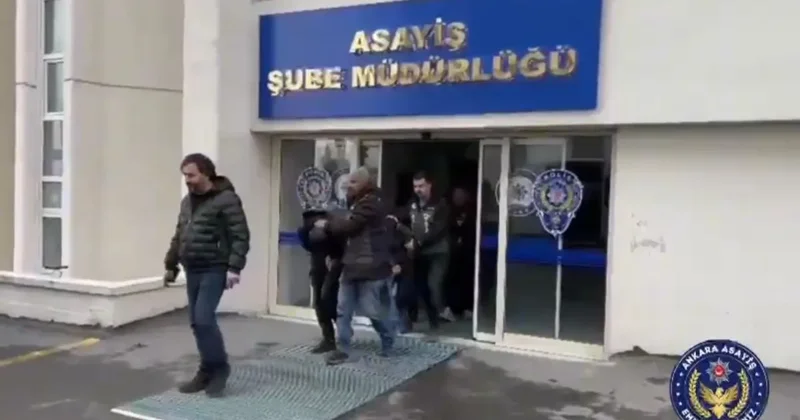 Başkentte oto hırsızlığına presli imha yöntemi: 8 şüpheli yakalandı