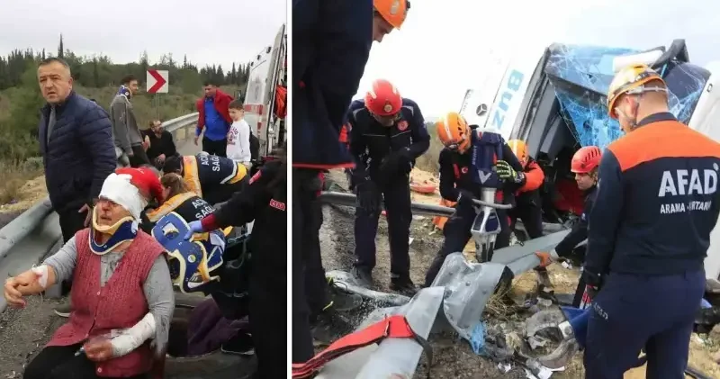 Kazada yaralanan yolcu o anları anlattı: Şoför çok hızlı olduğu için virajı alamadı önce yan yatıp süründük Antalya Haberleri
