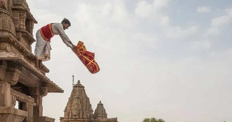 Dünyanın en ilginç 500 yıllık geleneği: Bebekleri metrelerce yükseklikten atıyorlar Sözcü Gazetesi