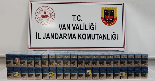 Van da 720 paket gümrük kaçağı sigara ele geçirildi Van Haberleri