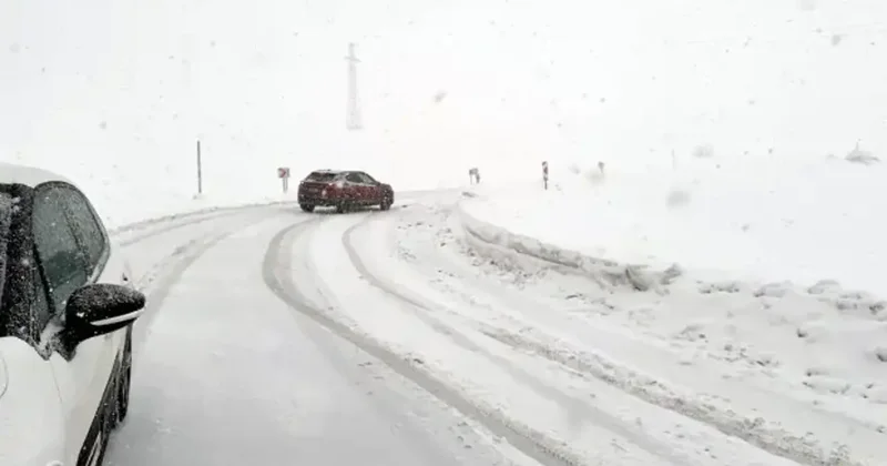 Ardahan da kar ve tipi! Mahsur kalan 3 araç kurtarıldı