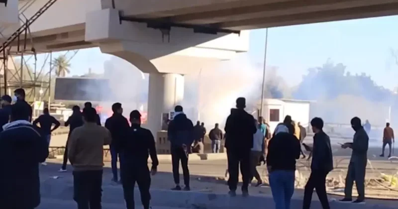 Bağdat ta Hamaney Protestosu