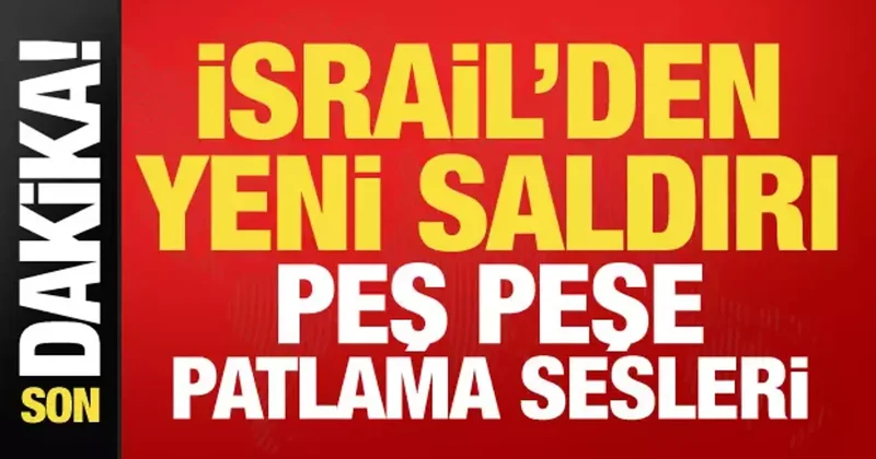 İsrail den son dakika açıklama: Tahran için harekete geçtiler! Güçlü saldırı başladı