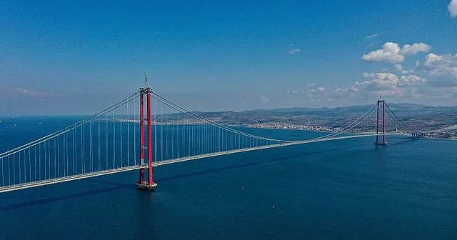 Jandarmadan 1915 Çanakkale Köprüsünde dronlu trafik denetimi Çanakkale Haberleri