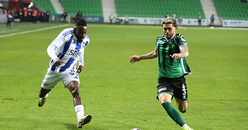 Sakaryaspor Sarıyer maçında eşitlik bozulmadı!