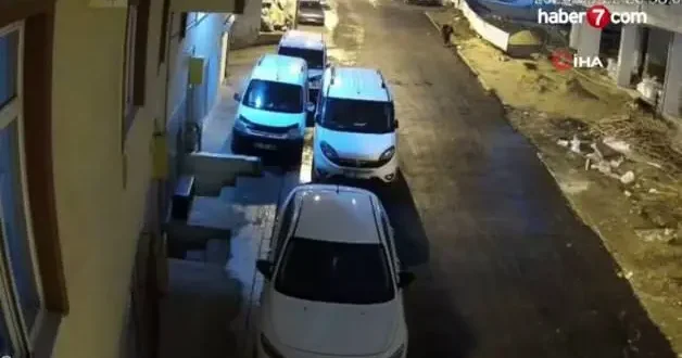 Sokak köpeklerinin dehşeti kamerada: Teravih dönüşü yaşlı kadına saldırdılar