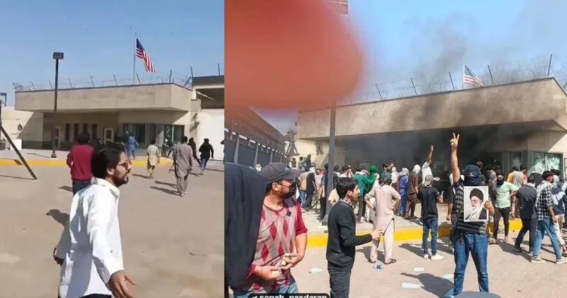 Son dakika Pakistan daki ABD konsolosluğuna saldırı: 10 ölü