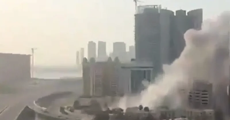 İran ın hedef aldığı Bahreyn in kalbinde otel saldırısı! Görüntüsü ortaya çıktı