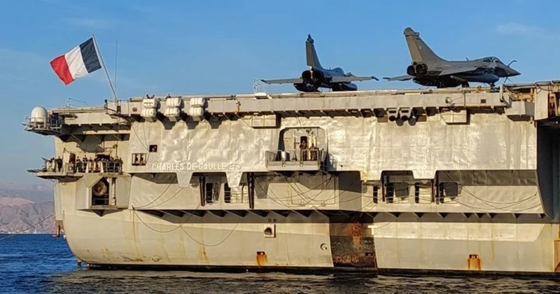BFMTV: Fransız Charles de Gaulle uçak gemisi Doğu Akdeniz e gönderildi