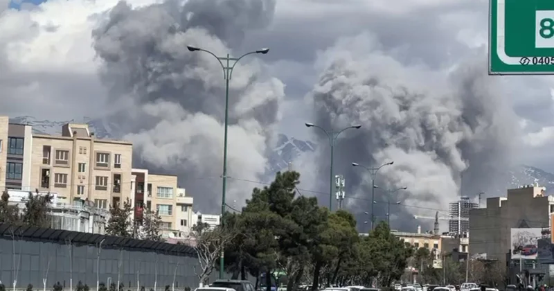 Tahran da art arda patlamalar