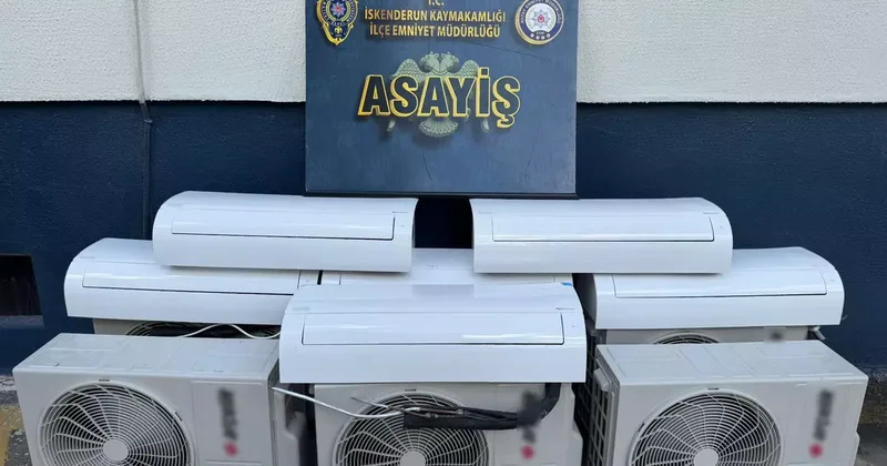 Konteyner kentten çaldıkları klimaları sattılar! 2 zanlı tutuklandı