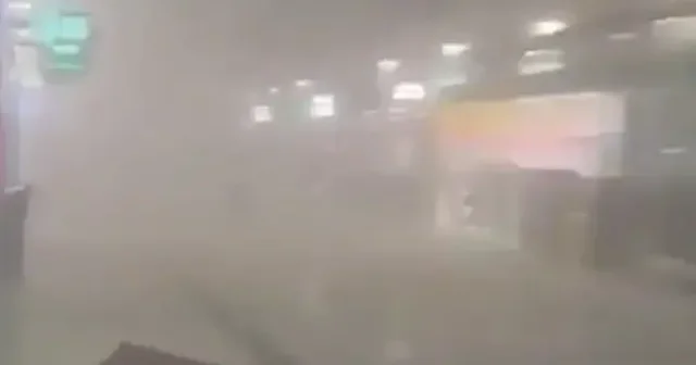 İran füzesi Dubai Havalimanı na düştü: Yaralı yolcular var VİDEO İZLE