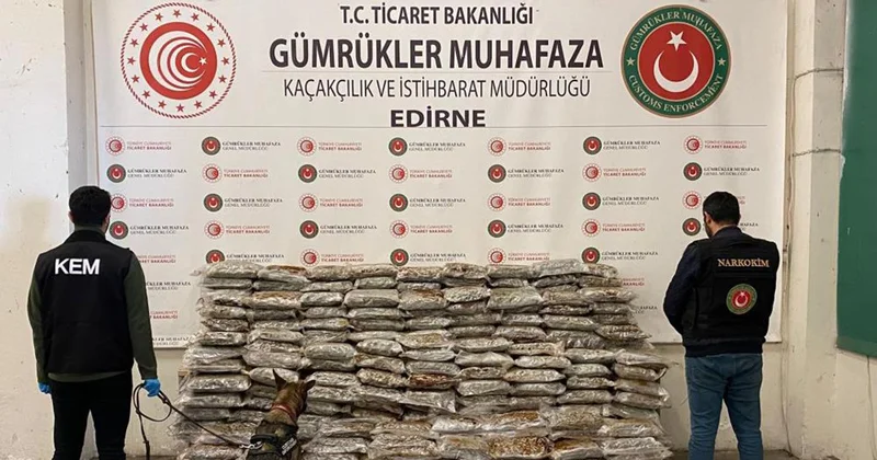 Gümrükte yarım tona yakın uyuşturucu ele geçirildi