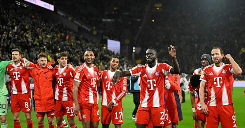 Bayern Münih, Borussia Dortmund deplasmanında galip!