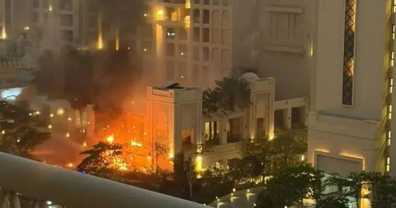 İran İHA sı Dubai’deki Fairmont Oteli yakınlarına düştü!