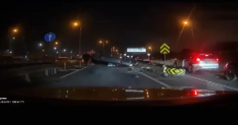 Avrasya Tüneli girişinde kaza