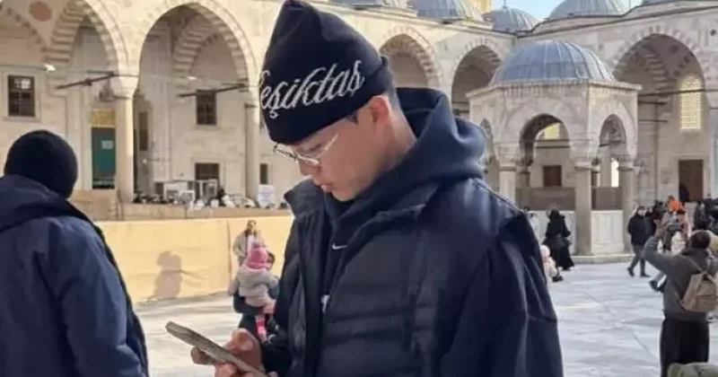 Beşiktaş ın yeni yıldızından Sultanahmet Camii nde paylaşım!