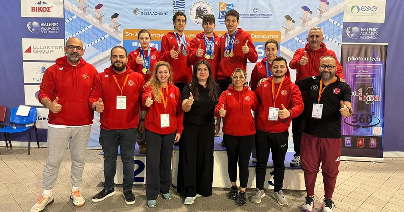 Özel milli yüzücüler, Yunanistan dan 24 madalyayla döndü