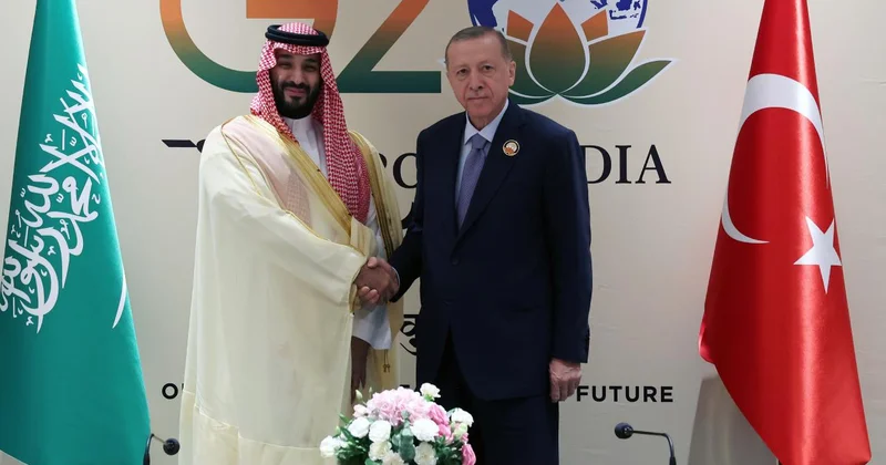 Cumhurbaşkanı Erdoğan, Suudi Arabistan Veliaht Prensi Selman ile görüştü