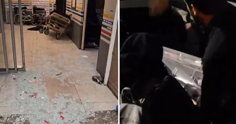 İran da Hastane Saldırısı