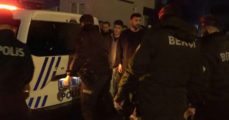 Komşular arasında silahlı ve bıçaklı arbede! 7 gözaltı