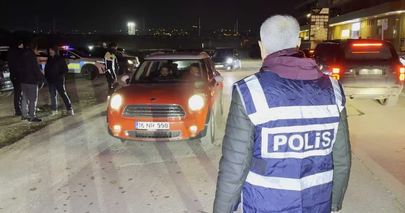 Bursa da asayiş uygulaması: Çok sayıda araca para cezası!