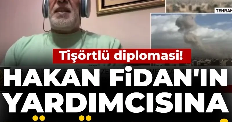 Tişörtlü diplomasi! Hakan Fidan ın yardımcısına büyük tepki