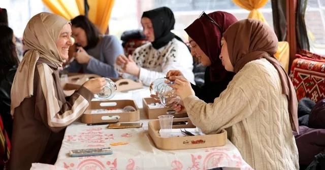 Kartepe de kurulan otağ çadırında geleneksel sanatlar yaşatılıyor Kocaeli Haberleri